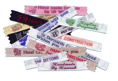 Narrow Woven Labels