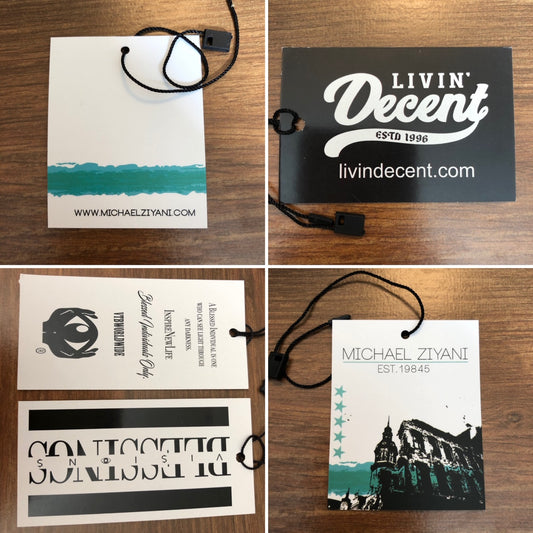 Standard Hang Tags with string