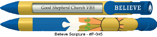 Personalized Believe Scripture Pens