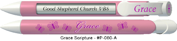 Personalized Grace Scripture Pens