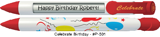 Personalized Celebrate Birthday Pens