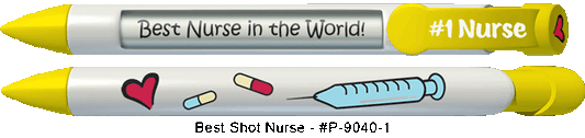 Personalized Best Shot Nurse Pens