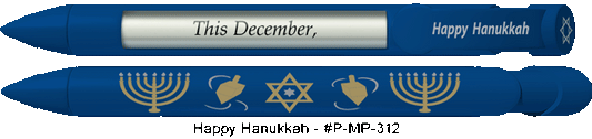 Personalized Happy Hanukkah Pens