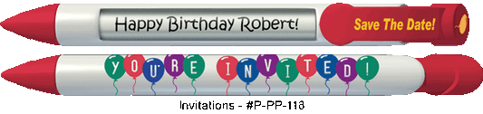 Personalized Invitations Pens