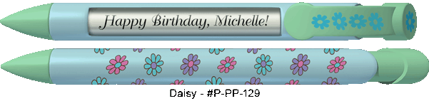 Personalized Daisy Pens