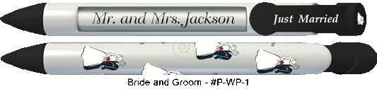 Personalized Bride And Groom Pens