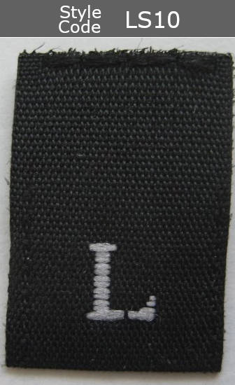 (Adult) Number & Letter Size Clothing Labels (stock labels)