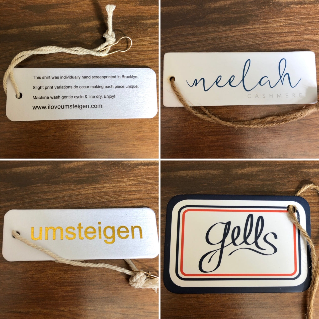 Thick Hangtags with string