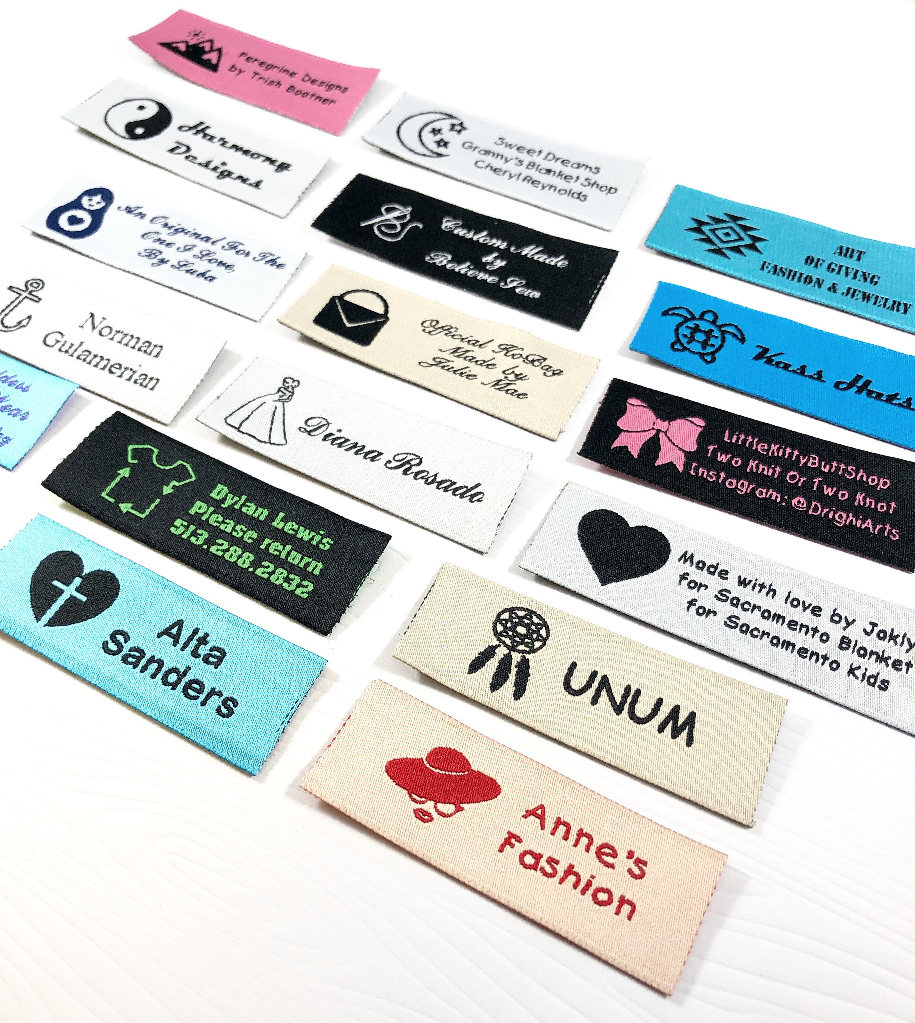 Pre-Cut Sewing Labels (NEW!) – Custom Labels 4 U