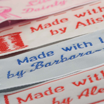 1" Wide Embroidered Craft & Hobby Labels