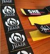 peel and stick woven labels