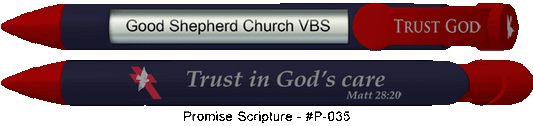 Personalized Trust God Scripture Pens