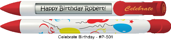 Personalized Celebrate Birthday Pens