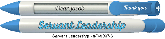 Personalized Servant Leadership Pens