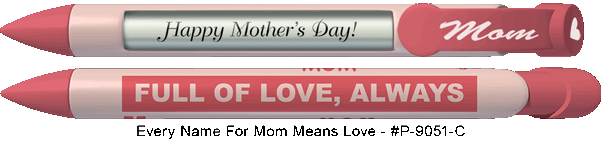 Personalized Every Name For Mom Means Love Pens