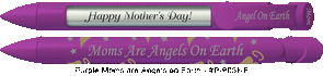 Personalized Purple Moms Are Angels On Earth Pens