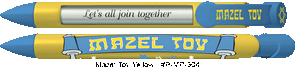 Personalized Mazel Tov Yellow Pens
