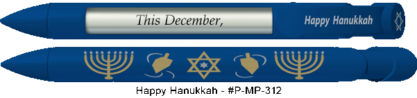 Personalized Happy Hanukkah Pens