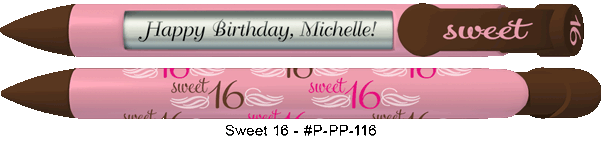 Personalized Sweet 16 Pens