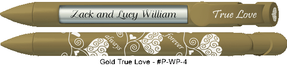 Personalized Gold True Love Pens