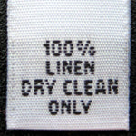 Dry Cleaning Clothing Labels (stock labels)